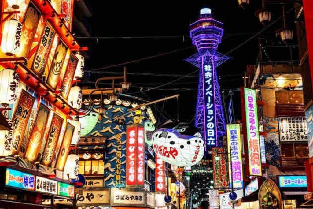 Wutong-40 Minutes Direct To Kansai Airport And 5 Minute Walk To Jr Or Subway Or Nankai Line And 1 Minute To Tsutenkaku The Landmark Of Osaka And Many Japanese Bistros Nearby Exterior foto